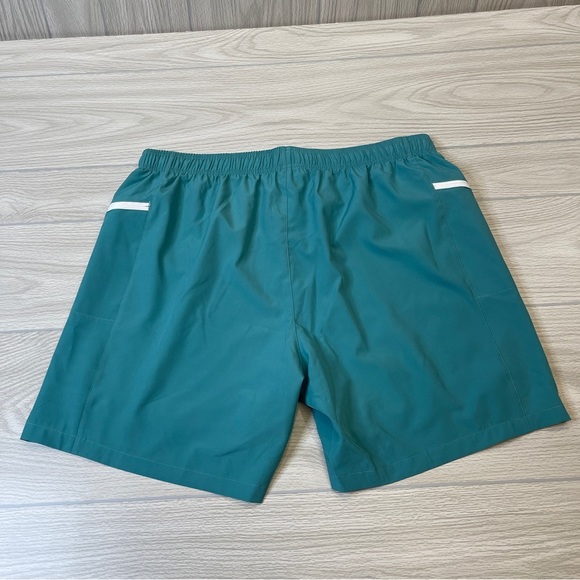 Silkworld Teal 7” Swim Athletic Shorts Attached Boxer Shorts Mens Size XXL New - Picture 4 of 13